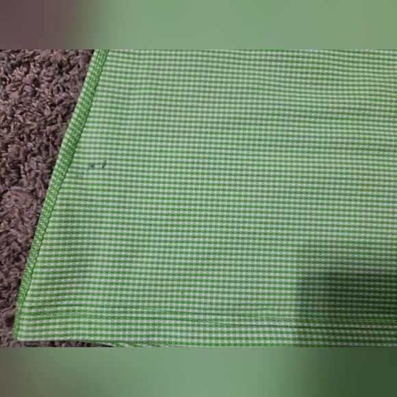 LULULEMON COOL RACERBACK GINGHAM GREEN & WHITE SIZE6 - Picture 7 of 7